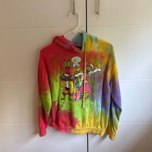 Spongebob square pants multicolor hoodie size M